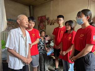3-星火燎原党史团学习实践团成员寻访河北省肃宁县师素镇南王村老党员刘书春 3-星火燎原党史团学习实践团成员寻访河北省肃宁县师素镇南王村老党员刘书春
